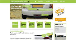 Desktop Screenshot of parkeersensor.info